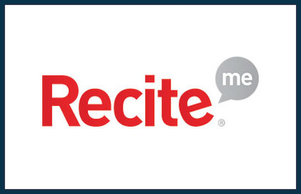 Recite Me - Project Image: Recite Me