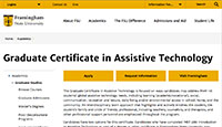Framingham State University AT Certificate - small