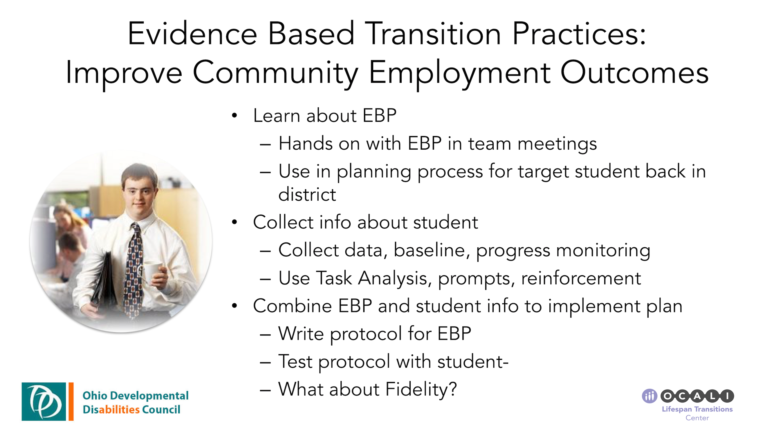 3S1 Slide Three Preview: Improve Community Employment Outcomes