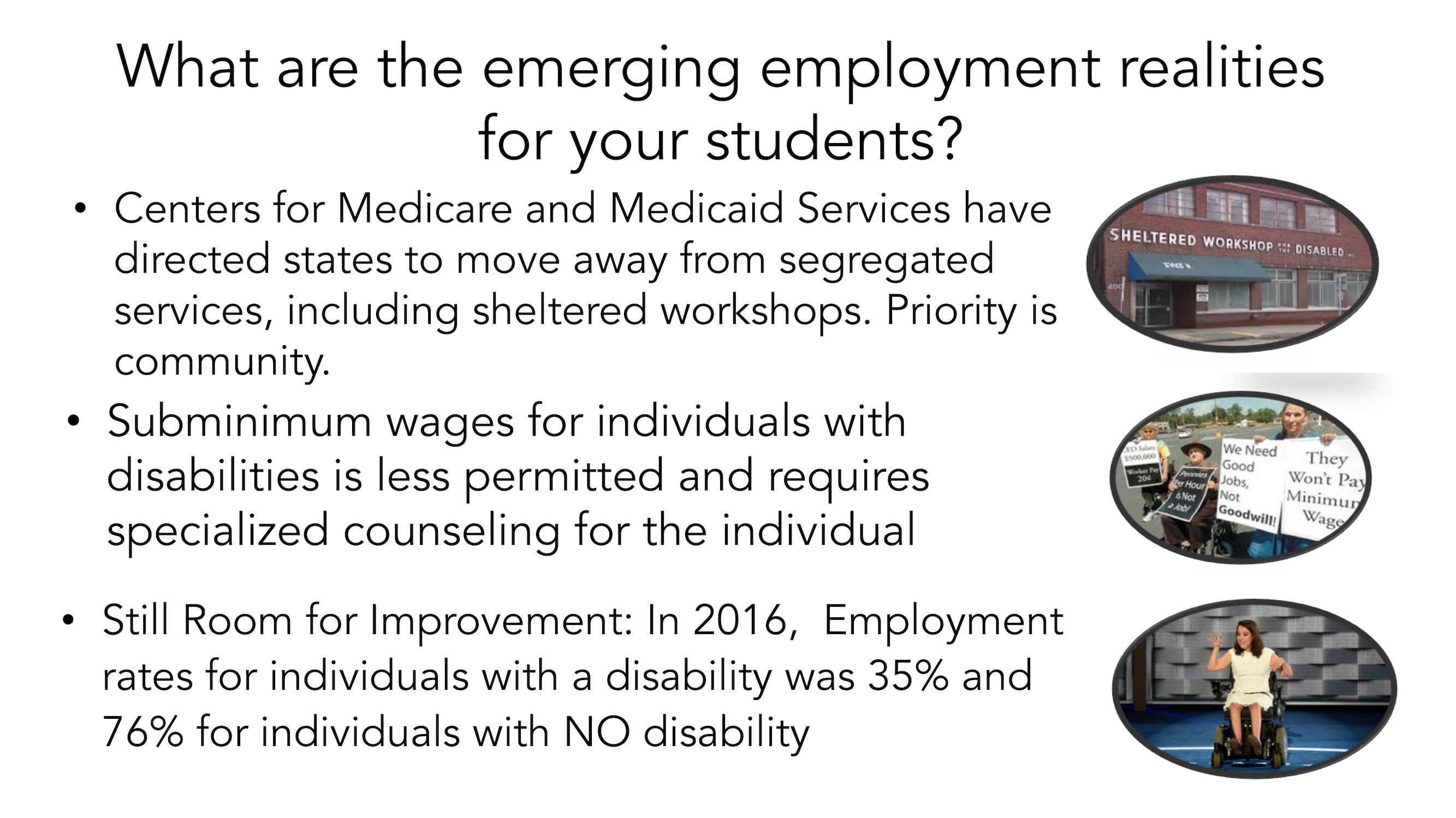 4S1 Slide Four Preview: What are the Emerging Employment Realities for Your Students?