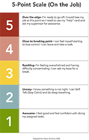 5 point jobs rating scale examples