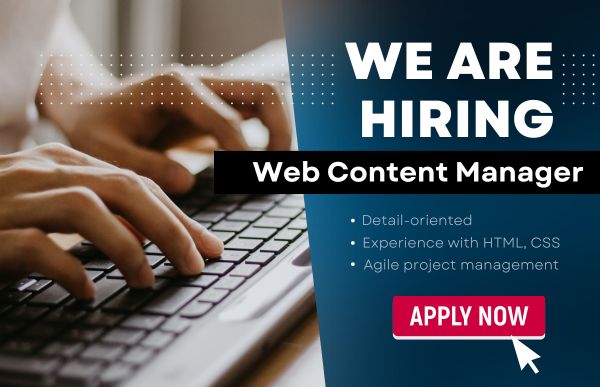 Content Manager Hiring: Seeking Web Content Manager