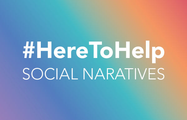 SocialNarativesProjectImage: #HeretoHelp Social Narratives